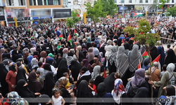 Siyonist rejimin Refah saldırısı Batman'da protesto edildi